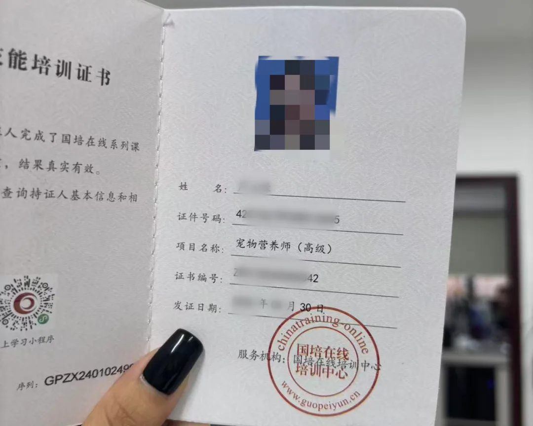 国内宠物营养师证书哪个机构颁发的权威?